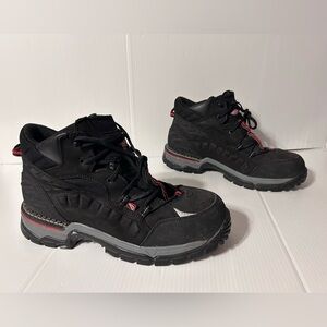 Red Wing #6671 flex force black aluminum safety toe boot men size 11 D